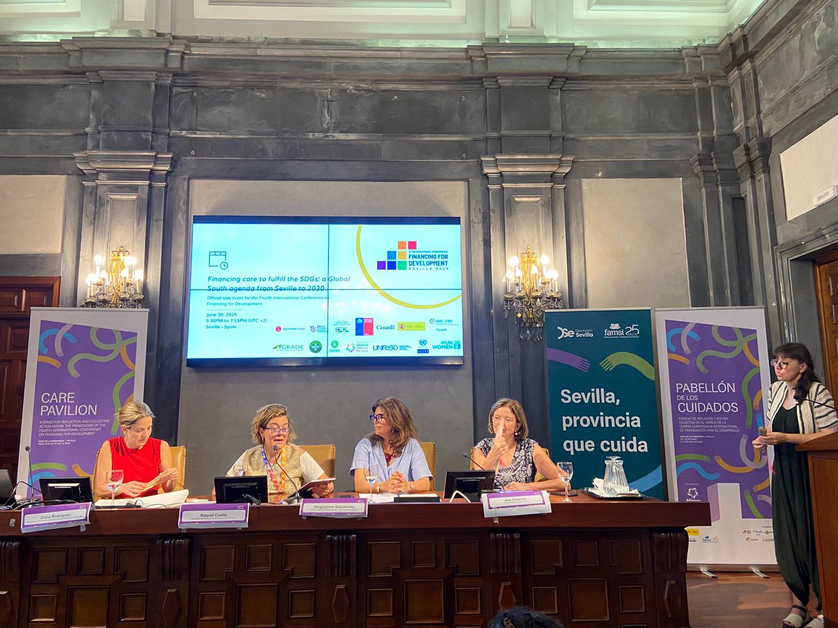 SVoice2030's tweet image. 🇪🇸🌍 Our Executive Director @MargaritaGomez_ recently joined global leaders, policymakers, and development experts at the @UN Fourth International Conference on Financing for Development (FfD4) in Seville, Spain. It was a space for intense discussions, strategic networking, and…