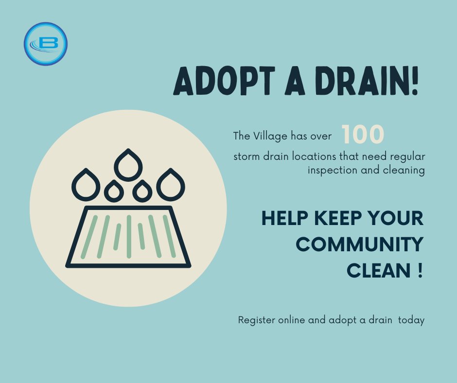 We need your help! Learn more about how you can help keep our community clean through our adopt-a-drain program: baysidewi.gov/adopt-a-drain/