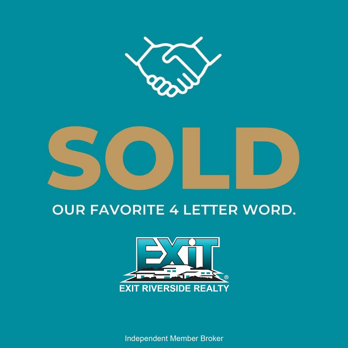 EXITvinny's tweet photo. EXIT Riverside Realty: SOLD Is our favorite four-letter word!

Call us today and let's chat about your real estate needs.

#EXITRiversideRealty #EXITrealty #residuals #3rdStreamOfIncome #RainbowRiverLife #Dunnellon #Ocala #MarionCountyHomes #CitrusCountyHomes #buy #sell... https://t.co/AKzhv9zc0G