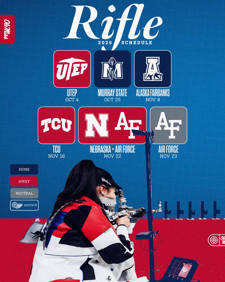 OleMissRifle's tweet image. Get your popcorn ready 🍿
The 2025-26 schedule is here!
🔗 rebs.us/4kHXpXY