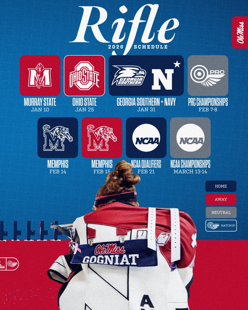 OleMissRifle's tweet image. Get your popcorn ready 🍿
The 2025-26 schedule is here!
🔗 rebs.us/4kHXpXY