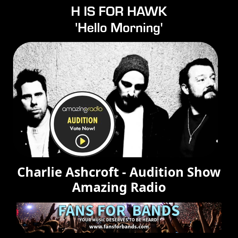 Fans for Bands (@fansforbandsuk) on Twitter photo 📻RADIO📻
Thank you to Charlie Ashcroft for adding H Is For Hawk's 'Hello Morning' to his audition show on :<a href="/amazingradio/">Amazing Radio</a> .
Listen Back Here: amazingradio.com/profile/charli…
'Hello Morning' Here: song.link/s/0Ecpri6DfHB6… 📻RADIO📻
Thank you to Charlie Ashcroft for adding H Is For Hawk's 'Hello Morning' to his audition show on :<a href="/amazingradio/">Amazing Radio</a> .
Listen Back Here: amazingradio.com/profile/charli…
'Hello Morning' Here: song.link/s/0Ecpri6DfHB6…