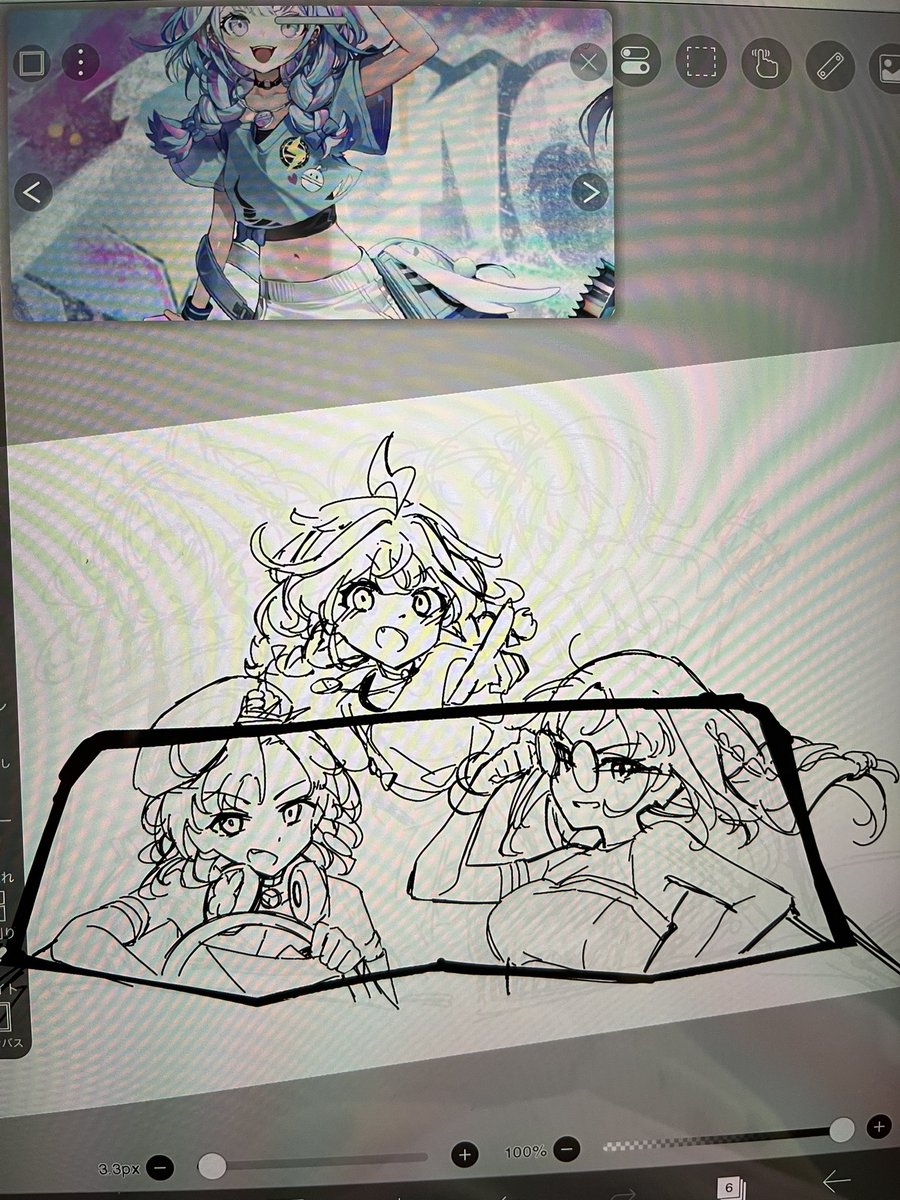 tobarinzo_u's tweet image. すんません…夏休み前にあと1枚だけ描かしてくだしい…………