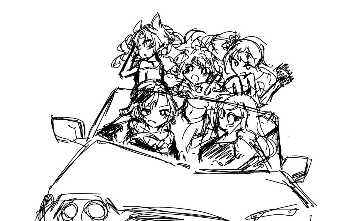 tobarinzo_u's tweet image. すんません…夏休み前にあと1枚だけ描かしてくだしい…………