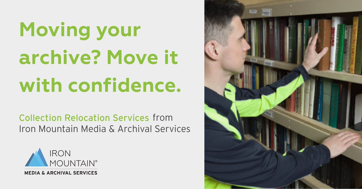 Iron Mountain Media &amp; Archival Services provides white-glove collection relocation services that prioritize security, handling, and documentation every step of the way
spr.ly/6019NvLlZ