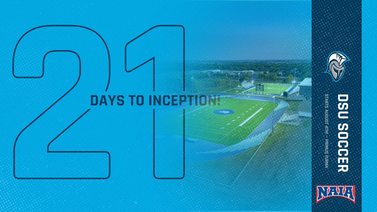 Just 21 days until DSU Soccer kicks off! Our new journey begins on August 4th, and we can't wait to have you all with us. Go DSU Trojans!