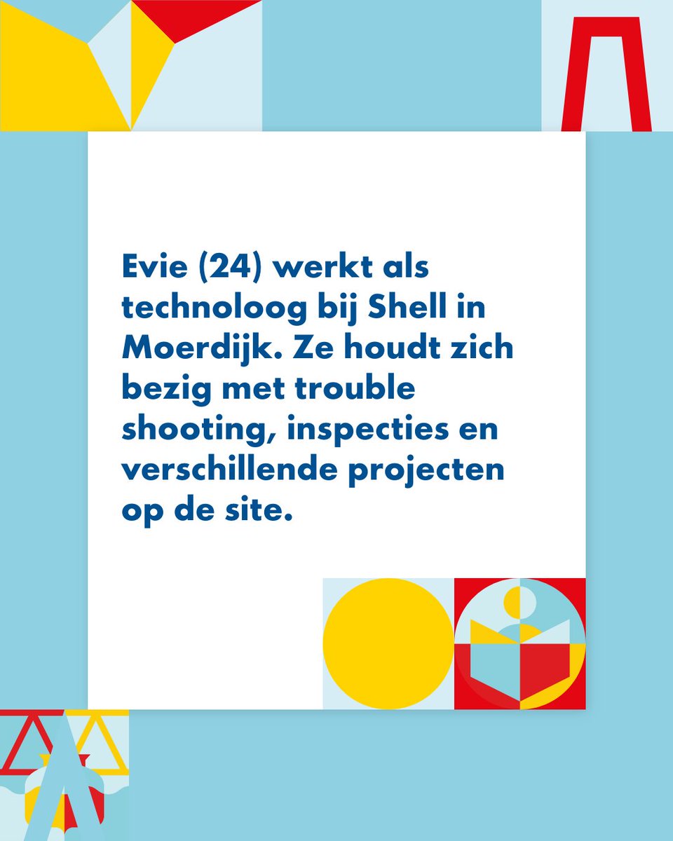 Shell_Moerdijk's tweet image. Evie (24) is technoloog bij Shell in Moerdijk en vaak op de site zelf te vinden. Voor haar is het dé plek om je te ontwikkelen én verschil te maken: in een industrie vol kansen. 

Lees haar verhaal in Chemie Magazine: bit.ly/40DN4F1

#DeEnergieVan #ShellMoerdijk