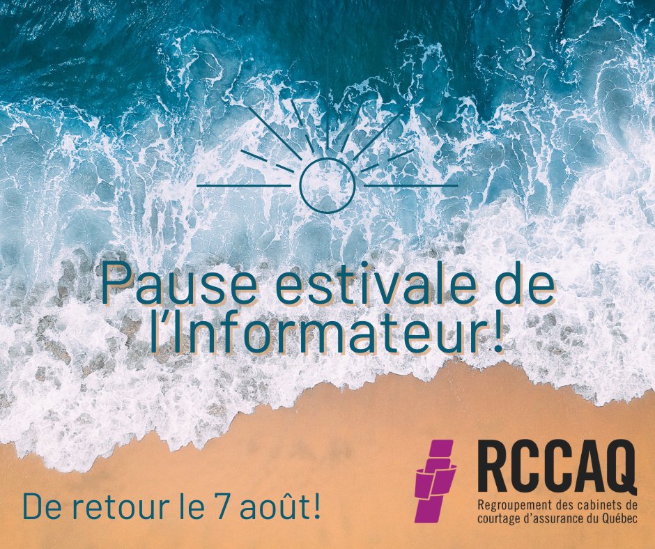 L'Informateur prend une pause estivale.

Nous reviendrons en force le 7 août 2025.

Entre-temps, n’oubliez pas de vous abonner à nos plateformes de réseaux sociaux pour ne rien manquer :

Facebook - bit.ly/44rG40y
LinkedIn - bit.ly/3Iqh9lu
X -