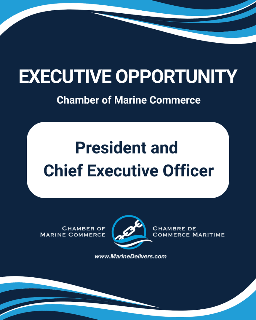 The CMC has begun a search for its next President and CEO — a bold, strategic leader ready to shape the future of marine transportation in North America.

📋 Learn more or apply here: heyor.ca/xiXLmD