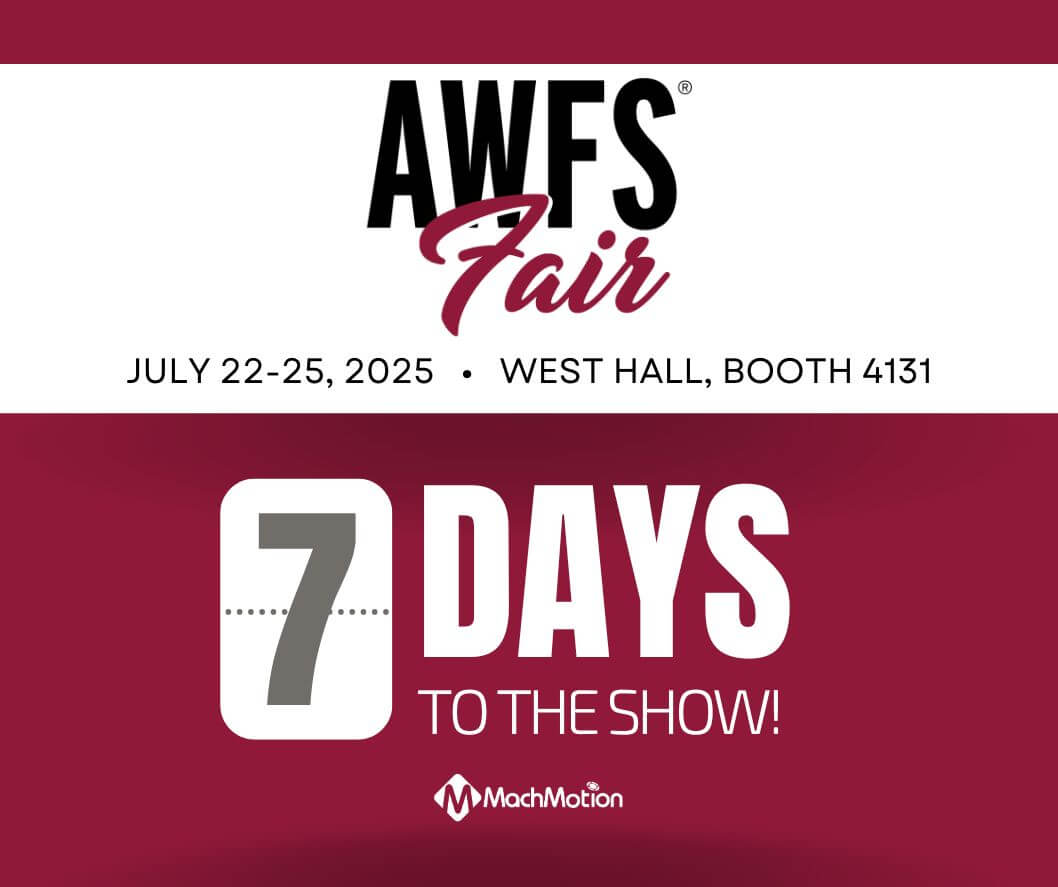 MachMotion's tweet photo. 🪚 Just 7 Days Until AWFS 2025

🎟 Still need a pass? We’ve got you covered. Reach out and we’ll make sure you get in.

📍 Las Vegas | July 22–25 Let us know if we’ll see you there! https://t.co/3JPm7KjuKh https://t.co/3UAZiv0mUs