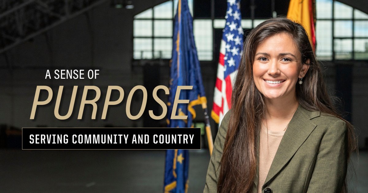 LifeAtPurdue's tweet image. #Purdue serves a strong community of military-affiliated students and veterans.
Morgan Gamble, director of the Dorothy Stratton Veteran and Military Success Center, knows what they need — because she’s one of them.
Learn more about her story. ⬇️ purdue.university/3IHUf96