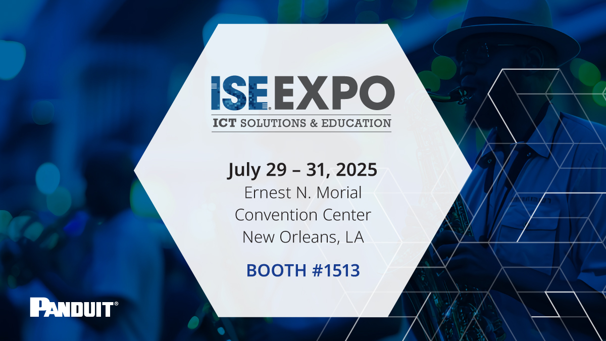 Visit #PanduitBroadband and #PanduitFMPS at ICT ISE EXPO at booth #1513. We will be there to serve up fun and connect you to what matters most!