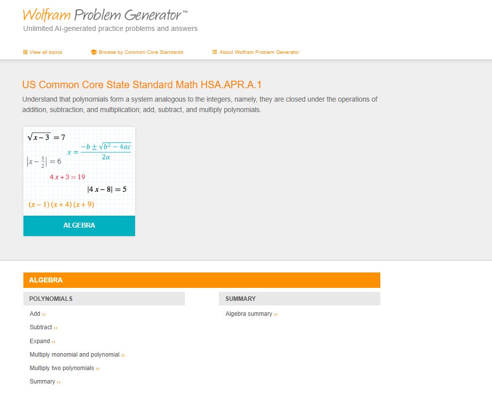 Teachers, the fall semester is almost here! Check out all of the ways that Wolfram Problem Generator can help you with your lesson planning!🎓📚✏️
wolframalpha.com/problem-genera…