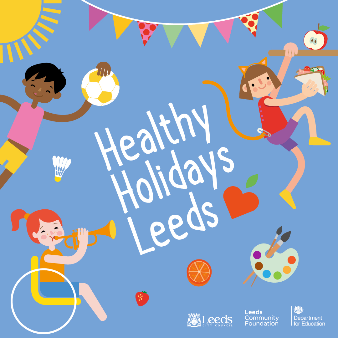 Leeds Council News (@leedscc_news) on Twitter photo Book now for <a href="/HealthyHolLeeds/">Healthy Holidays Leeds</a> this summer! ☀️
School-aged children and young people eligible for income-related free school meals can take part in amazing, free activities with a healthy meal from 21 July to 29 August.
Sign up now 👉 orlo.uk/E8T3b Book now for <a href="/HealthyHolLeeds/">Healthy Holidays Leeds</a> this summer! ☀️
School-aged children and young people eligible for income-related free school meals can take part in amazing, free activities with a healthy meal from 21 July to 29 August.
Sign up now 👉 orlo.uk/E8T3b