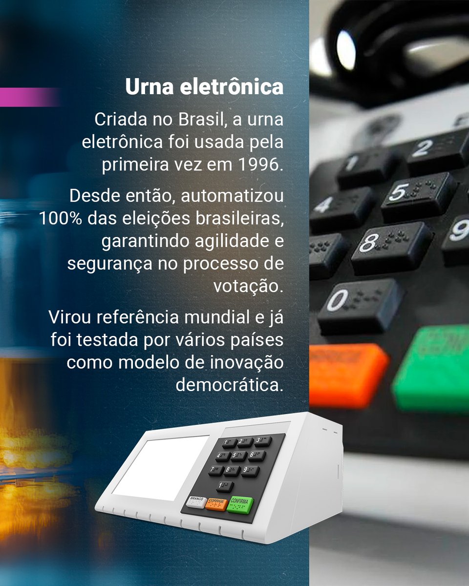 LabHackerCD's tweet image. Você sabia que algumas das invenções que o mundo usa até hoje nasceram no Brasil? 🇧🇷✨
Deslize e descubra 3 ideias geniais que têm a assinatura brasileira. #LABHacker