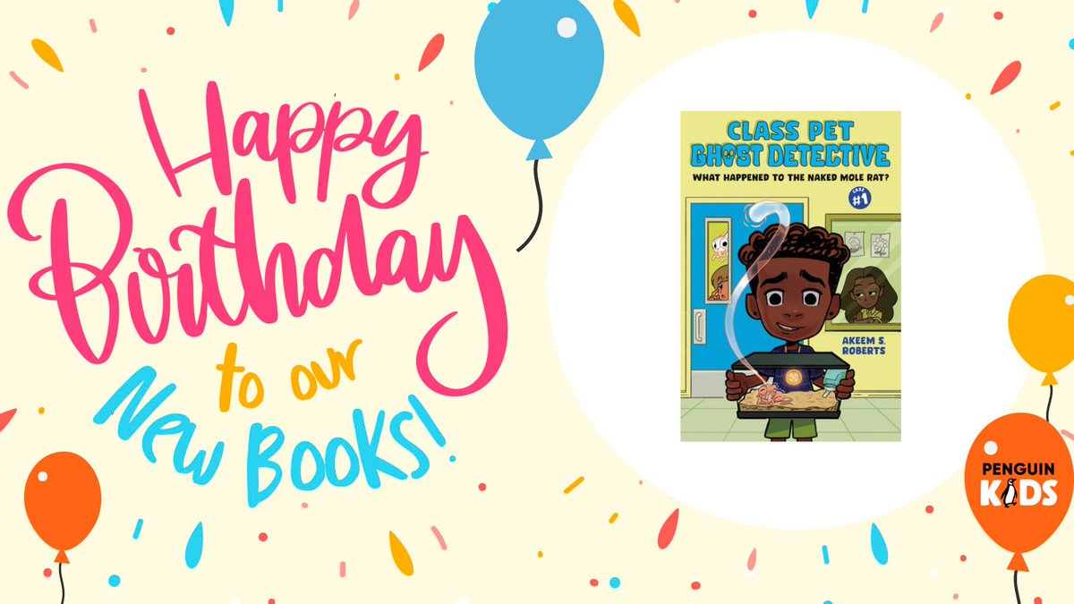 <a href="/lucyruth/">Lucy Ruth Cummins</a> <a href="/peteoswaldart/">Pete Oswald</a> <a href="/WorldEricCarle/">World of Eric Carle</a> <a href="/HalaTahboub/">Hala Tahboub</a> Happy #BookBirthday to What Happened to the Naked Mole Rat? by <a href="/AkeemTeam/">Akeemteam</a>

The first book in a funny supernatural graphic novel series for early readers about an eight-year-old boy who solves mysteries with the ghost of his former class pet. Ages 6-8.

➡️bit.ly/4eFCkvO