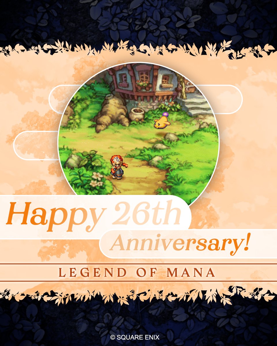 ManaGame's tweet image. Legend of Mana first launched on PlayStation 26 years ago today!
The remastered version of this classic adventure is available now on Nintendo Switch, PlayStation 4, Xbox Series X|S, Windows, Steam and mobile.