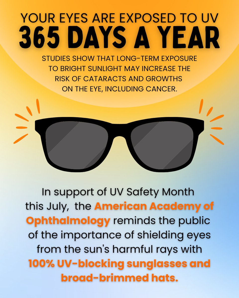 #July is #UVSafetyAwarenessMonth — a timely reminder of the importance of protecting your skin and eyes from harmful ultraviolet (UV) radiation. 

🧴Use broad-spectrum sunscreen
👕 Wear protective clothing
☀️ Avoid peak sun exposure 

#UVSafety #SkinHealth #PublicHealthAwareness