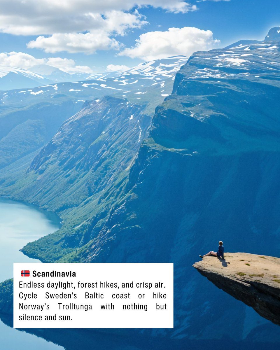 ShermansTravel's tweet image. Swap heatwaves for misty cliffs, glacial waters, and forest air.
Your next breezy summer escape is right here → buff.ly/cnOFm91 
 #SummerTravel #Coolcation #TravelTips