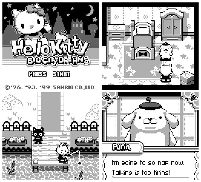 GameboyDemakes's tweet image. The only thing bigger than the city is Hello Kitty's Big City Dreams!
| #pixelart | #GameBoy