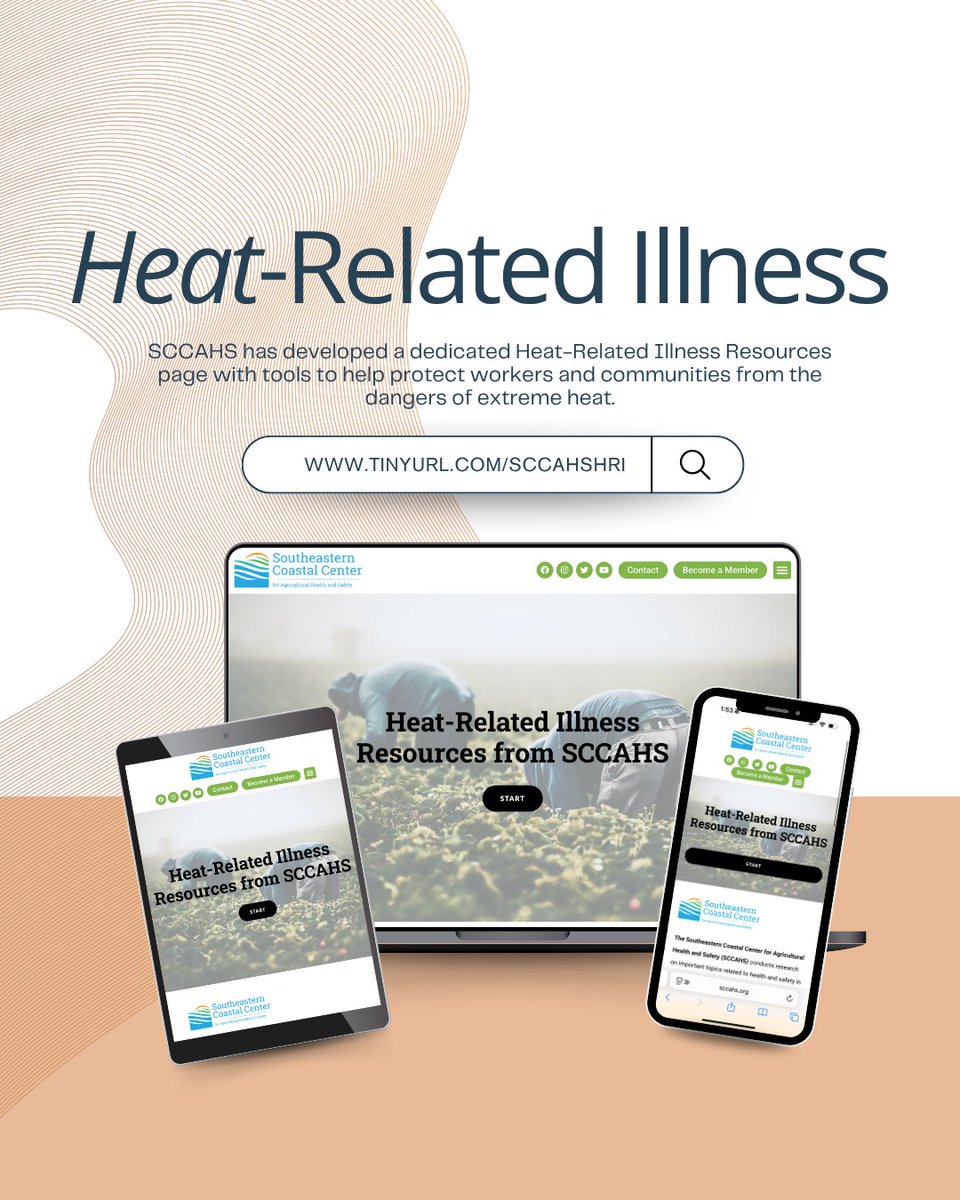 ☀️ It’s the dead heat of summer and that means the risk of heat-related illness is at its peak. SCCAHS has developed a dedicated Heat-Related Illness Resources page help protect workers and communities from the dangers of extreme heat.

View the toolkit: loom.ly/EMRACTc
