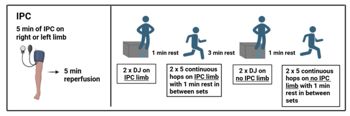 🆕📑New paper published: "The Effects of Short-Duration Ischemic Preconditioning on Horizontal and Vertical Jump Performance in Male and Female Track and Field Jumpers" by Gkari et al.!

🔗Read more at: brnw.ch/21wU9YK

#DropJump #Conditioning #OpenAccess #MDPI