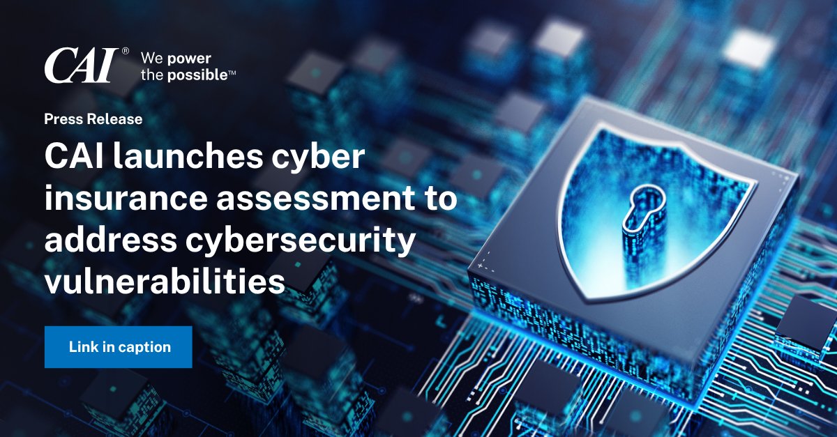 RexSecurity's tweet image. The wait is over! Security leaders can now get a full understanding of their organization's cybersecurity posture with CAI’s new cyber insurance assessment. This streamlined, NIST-aligned tool allows organizations to ensure compliance. #cybersecurityinsurance #cyberinsurance