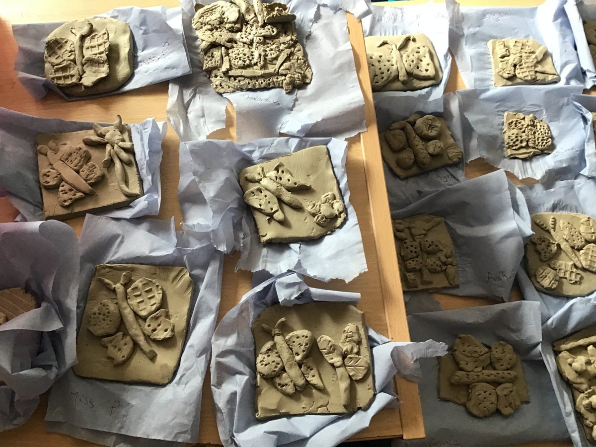 As a special treat with our remaining parent contribution money, Year 1 have had a lovely afternoon making butterfly tiles out of clay. They will be able to bring them home later this week <a href="/AVPASchool/">Abbey View Primary Academy</a>