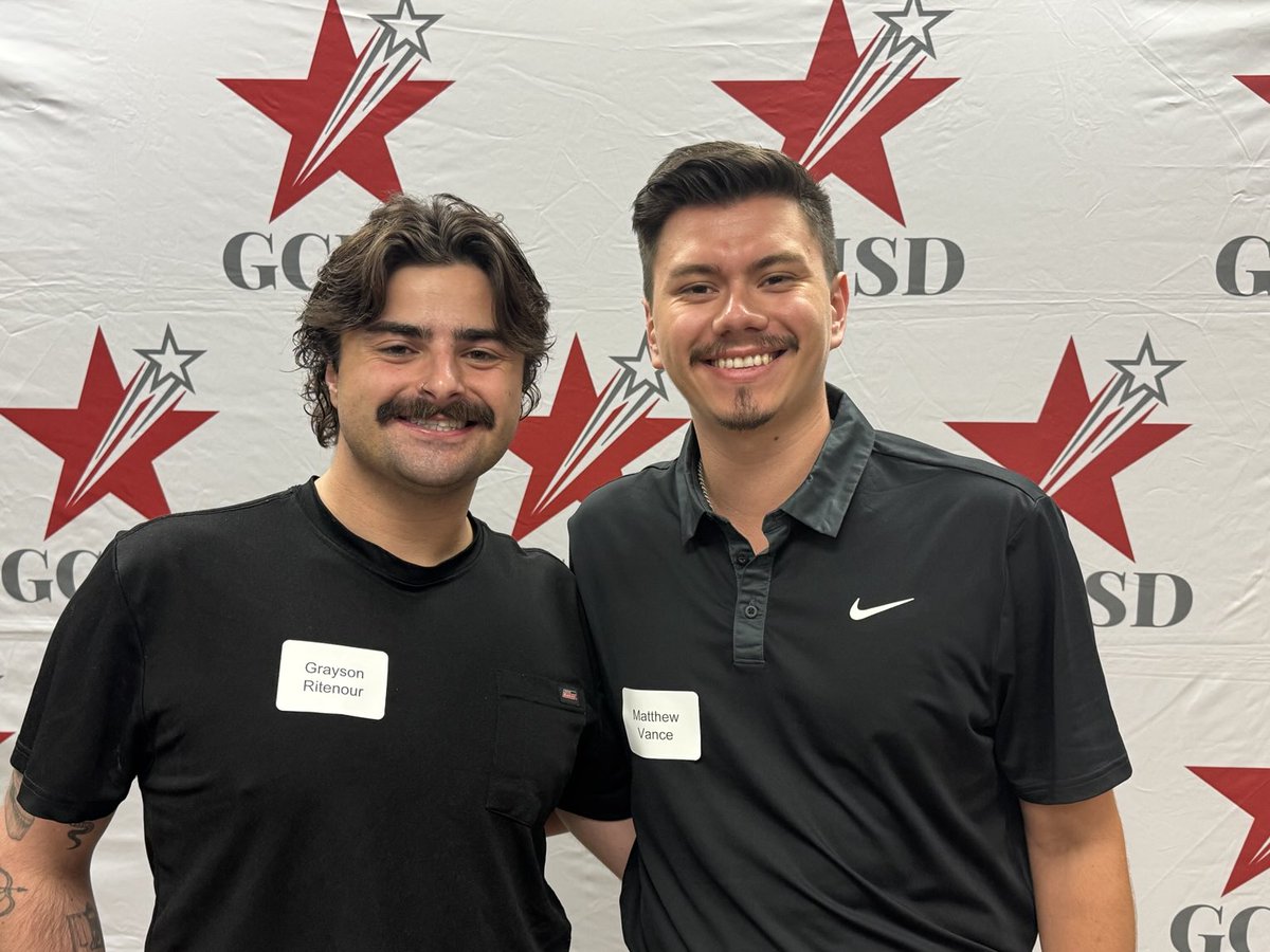 David Denning (@daviddenning2) on Twitter photo Two more <a href="/GCISD/">Grapevine-Colleyville ISD</a> alumni returning to teach in our amazing district! #wearegcisd Two more <a href="/GCISD/">Grapevine-Colleyville ISD</a> alumni returning to teach in our amazing district! #wearegcisd