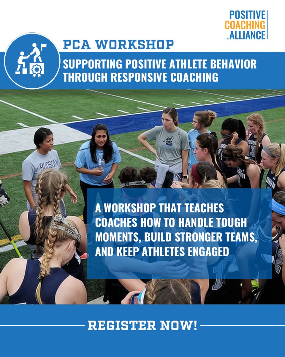 Just launched: Supporting Positive Athlete Behavior Through Responsive Coaching—a NEW PCA workshop to help coaches handle tough moments, build stronger teams, and keep athletes engaged.
Explore it: bit.ly/4lLaNeA