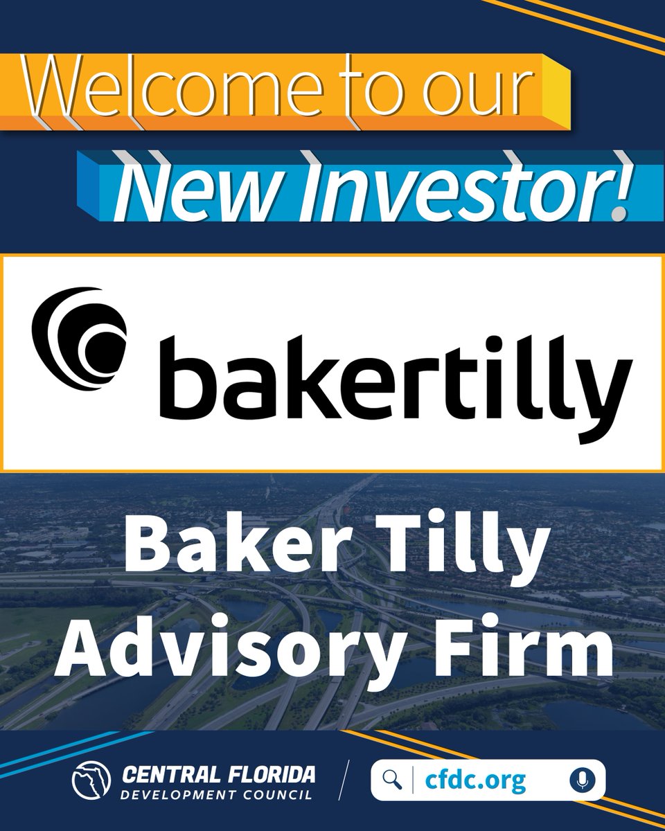 We're excited to welcome new investor advisory tax &amp; assurance firm Baker Tilly!

Industry expert C.J. Evans helps provide site selection and economic development consulting services, helping businesses secure business incentives, &amp; more.

Learn more:
hubs.ly/Q03x2Dxf0