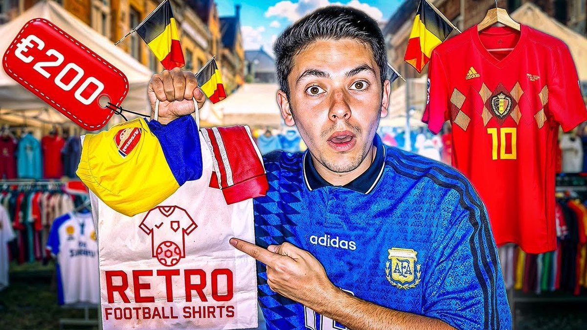 NEW Video is UP 

I Went RETRO Football Shirt Hunting in Belgium ⚽️🇧🇪

Check it out here: 👇
youtu.be/ie_WYBMTsbA
