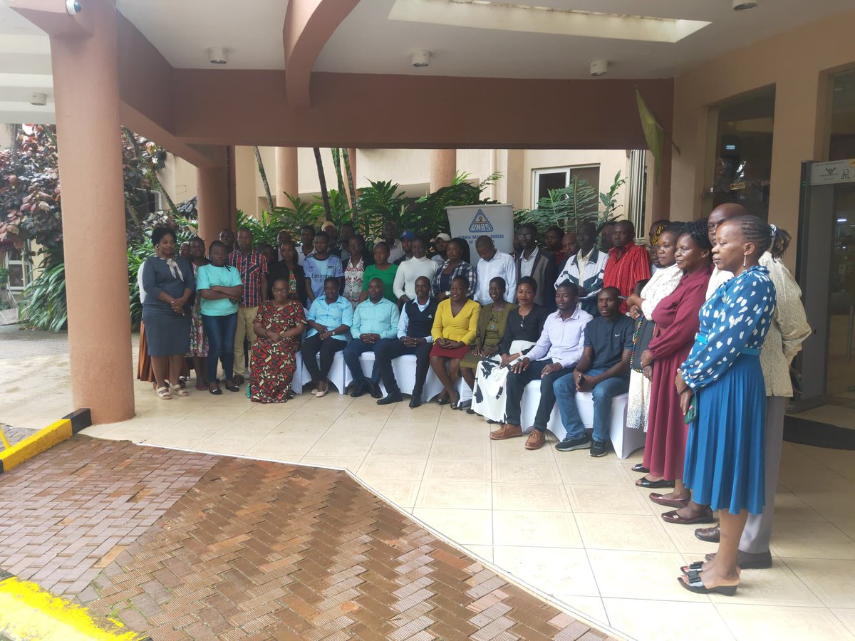 UNBSug's tweet image. The Uganda National Bureau of Standards (UNBS) is currently conducting a comprehensive training session for Micro, Small, and Medium Enterprises (MSMEs) in the grains milling and trading sector at Mbale Resort Hotel. 

The training focuses on maize, rice, millet, sorghum, and…