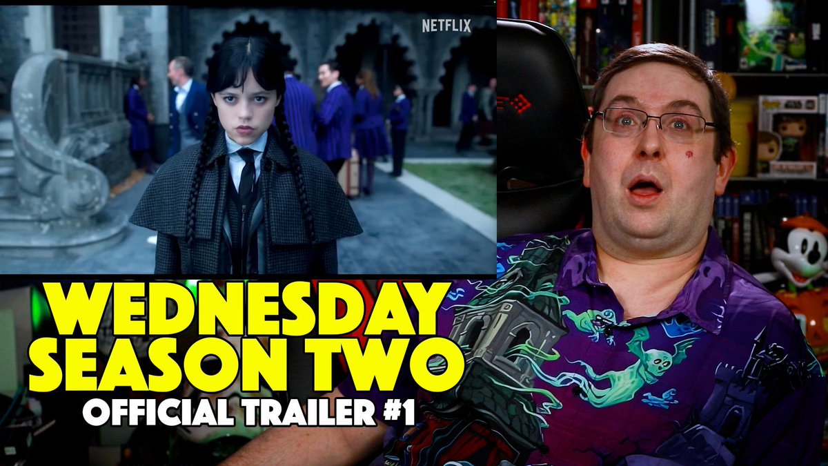 #Wednesday Season 2 Trailer Reaction here: buff.ly/XBVIIvx 

I love the first season of this #TimBurton Netflix series and season 2 keeps looking better and better! Enjoy! #WednesdaySeason2