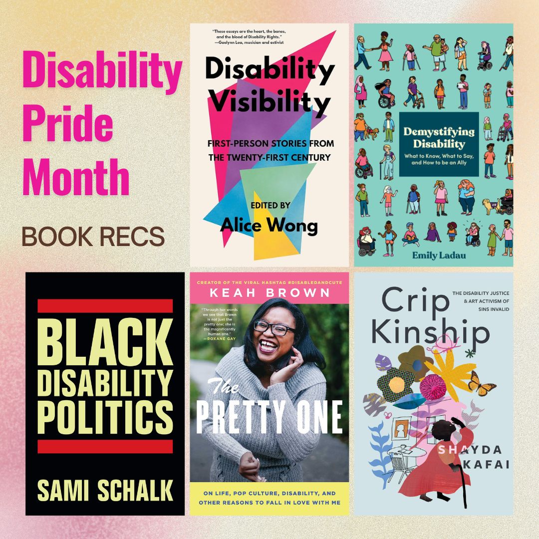 wfuwgss's tweet image. 🎵Take a look, it&apos;s in a book🎵

Whether you prefer an audio book, screen reader, or a crisp hardcover, we have book recs for #PrideDisabilityMonth. 📚 

Happy reading!

#booksbooksbooks #inclusionmatters #disabilityawareness