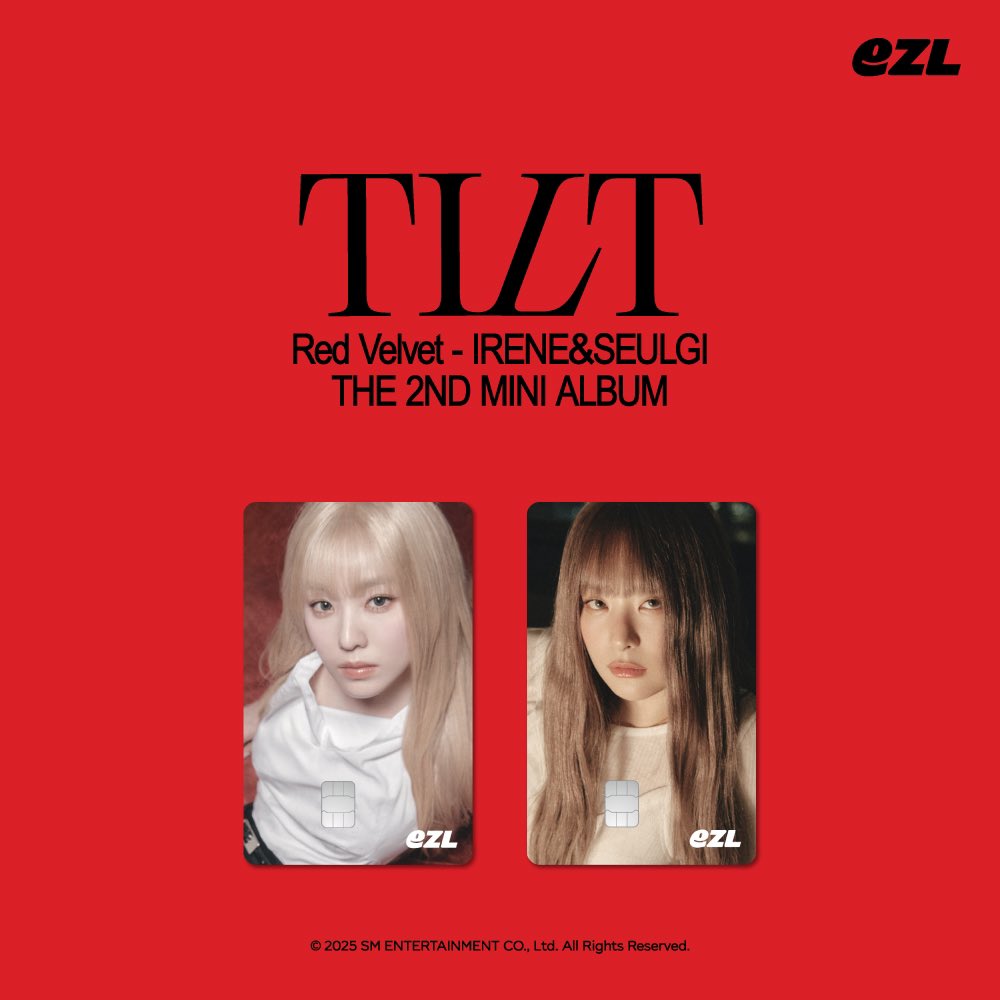 Red Velvet IRENE & SEULGI 'TILT' EZL IC CARD🐰🐻❤️ アスルの 韓国