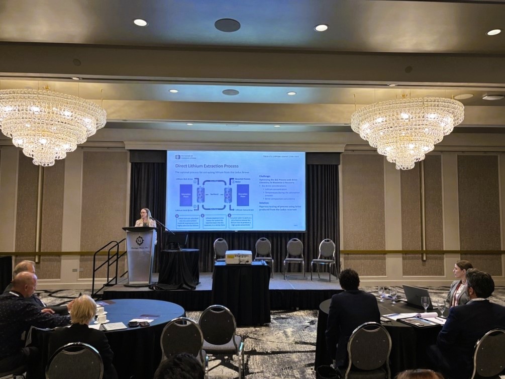 This week, the E3 Lithium team attended the Direct Lithium Extraction Canada 2025 Conference in Calgary, Alberta, where we connected with industry professionals and stakeholders from across the lithium value chain.

During the afternoon session, Brian Ceelen, our director of