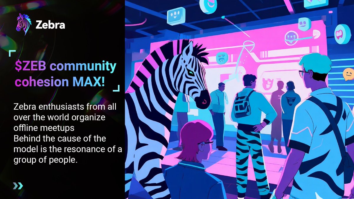 Zebra_zebcoin's tweet photo. 🦓$ZEB community cohesion is MAX! Zebra enthusiasts from all over the world spontaneously organized offline meetups. From online to offline, consensus continues to rise in real interactions. Behind the meme is the resonance of a group of people. #ZebraCommunity #GlobalLink https://t.co/mPVsB0l7F6