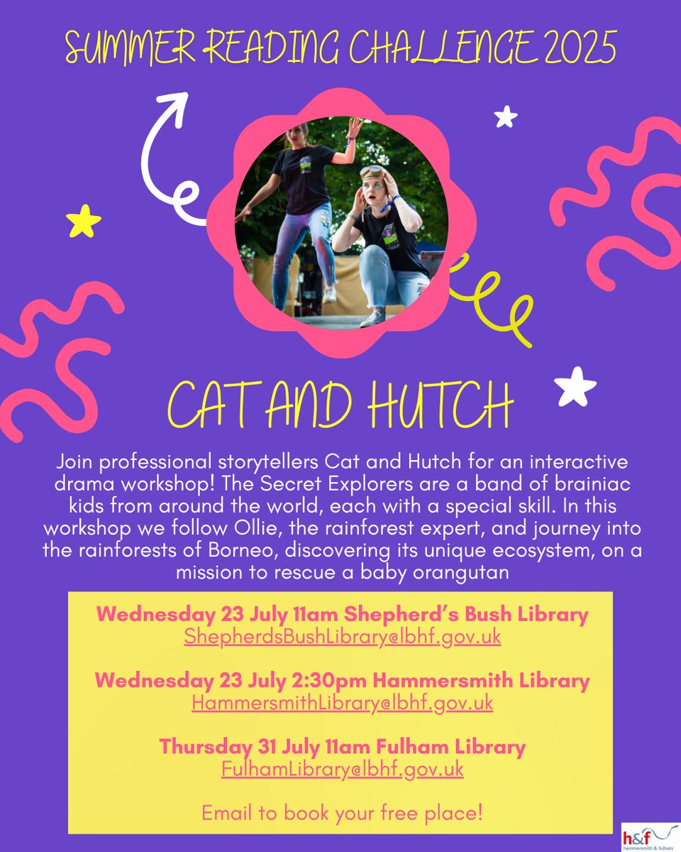 H&F Libraries tweet media