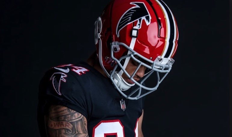 The #Falcons announce their throwback uniform games this season:

October 13 vs. Bills
December 11 vs. Bucs
December 29 vs. Rams