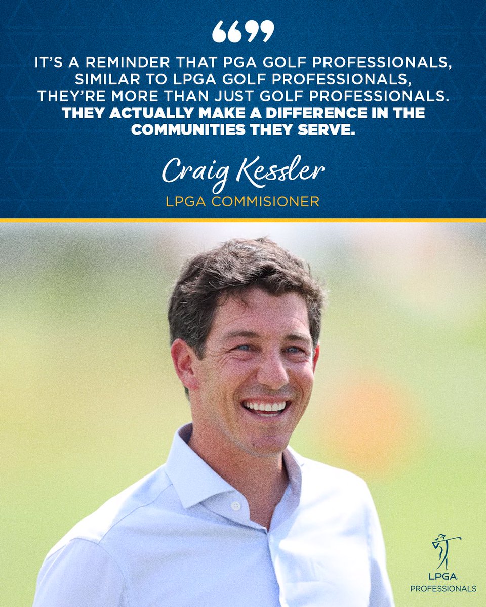 LPGA_Pros's tweet image. Join us in welcoming our new LPGA Commissioner, Craig Kessler, on his first day!
From serving the PGA to now championing LPGA Professionals, we’re excited and honored to have him leading the way at the LPGA.
🔗: bit.ly/4lmHcse
