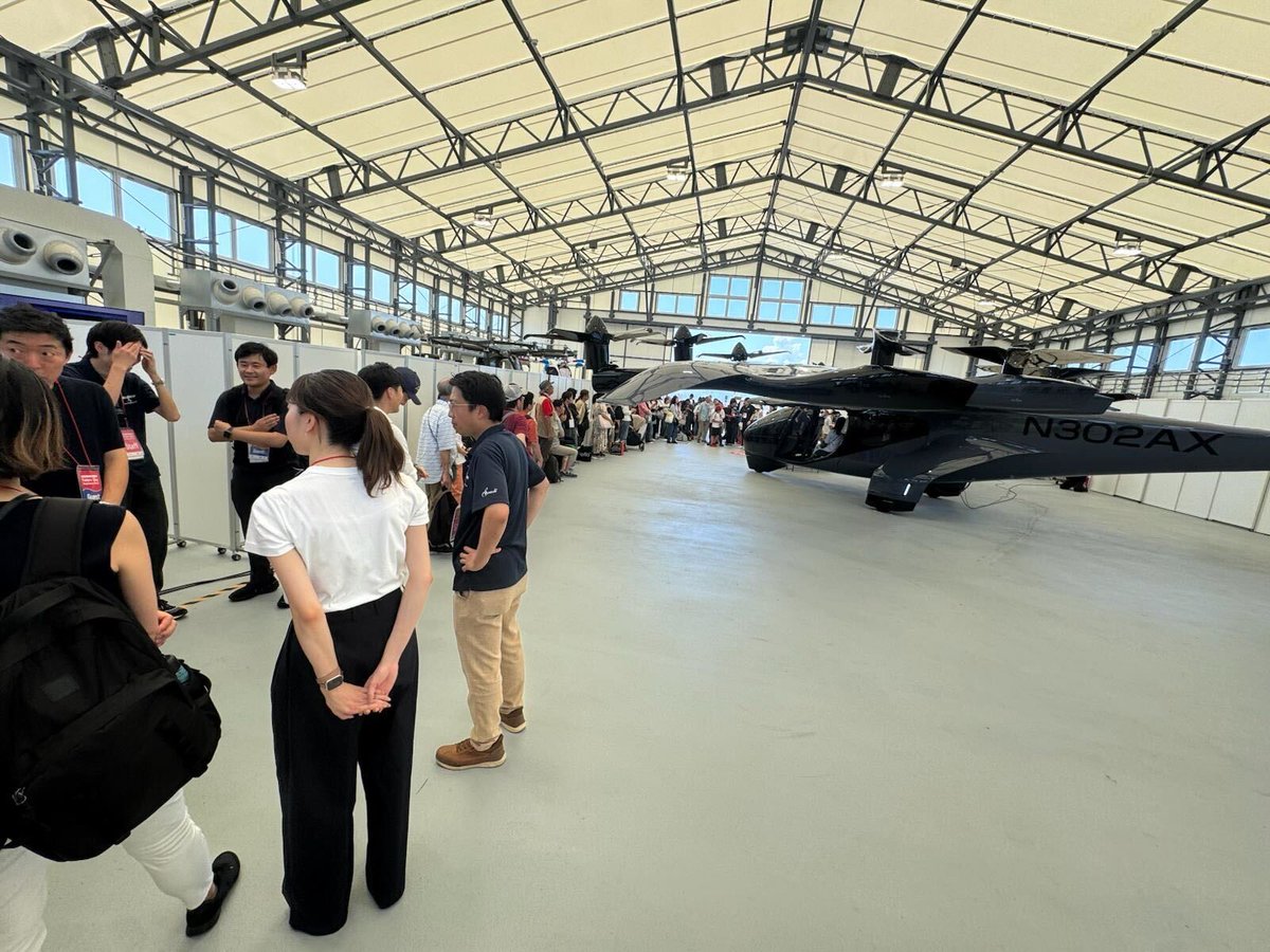 ArcherAviation's tweet image. Thank you to the thousands of visitors who spent time with us during our display of Midnight at the World Expo (@expo2025_japan) in Osaka. 

We’re proud to be building on Japan’s rich aviation heritage alongside our partners Japan Airlines (@JAL_Official_jp), Soracle…