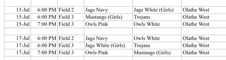 6v6Great's tweet photo. Schedules for tonight! Remember, no games tonight for the varsity boys division. Those games will be next Monday! https://t.co/lcbDLwyyRn