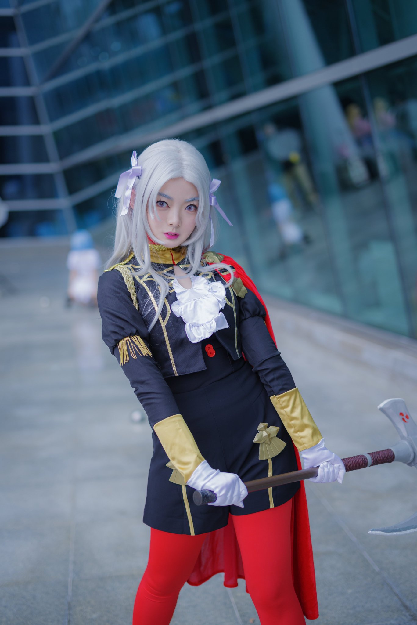 [値下げ中]ファイアーエンブレム 風花雪月 FE3H コスプレ エーデルガルト 値下げ中]ファイアーエンブレム 風花雪月 FE3H コスプレ