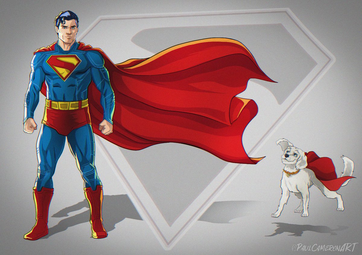 @superman character sheet.
I thought doing Supes and Krypto in my  animated style would be fun. What do YOU think?

@dcofficial  @jamesgunn @jimlee #superman2025 #Superman #krypto #cartoonstyle #charactersheet #fanart