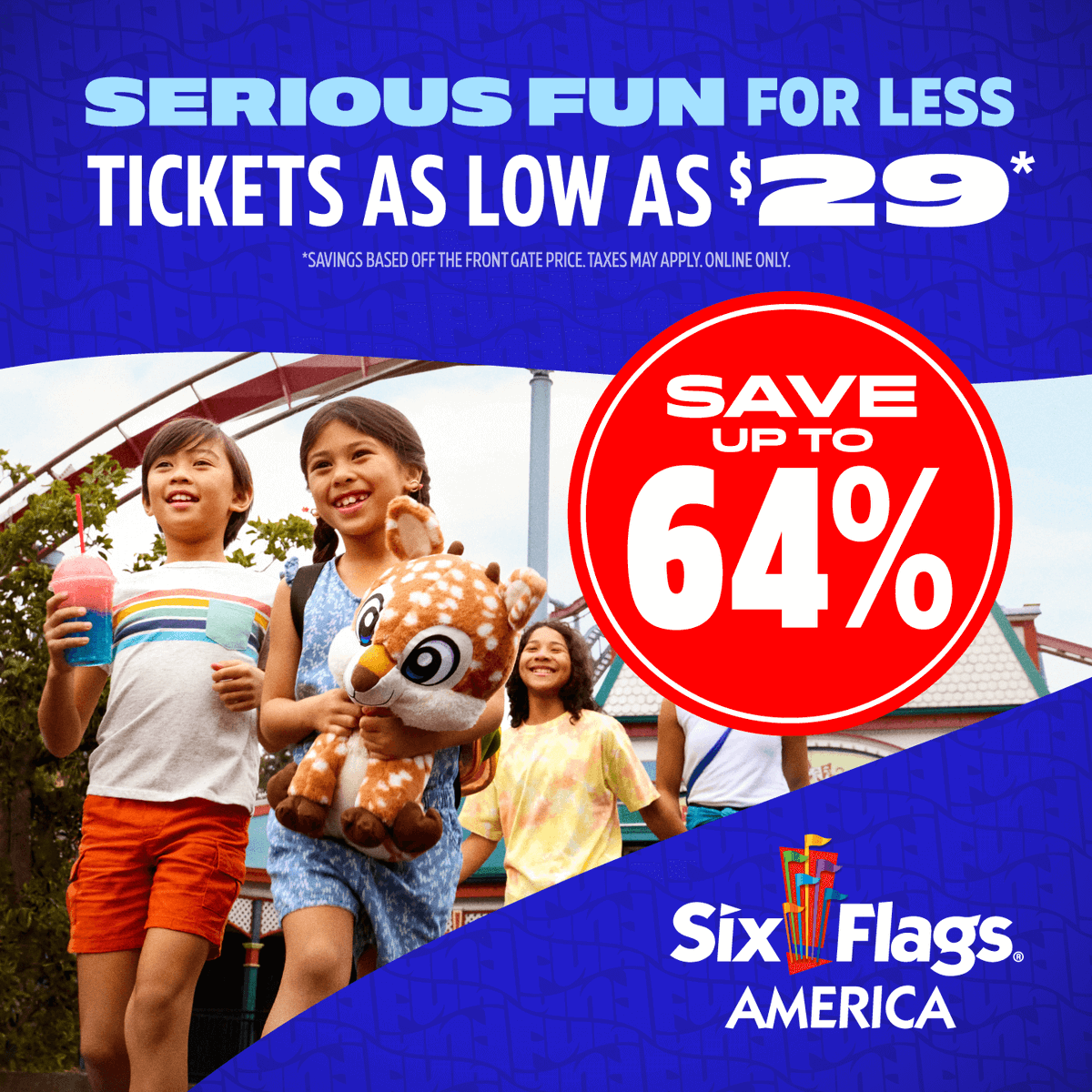 Six Flags America tweet media