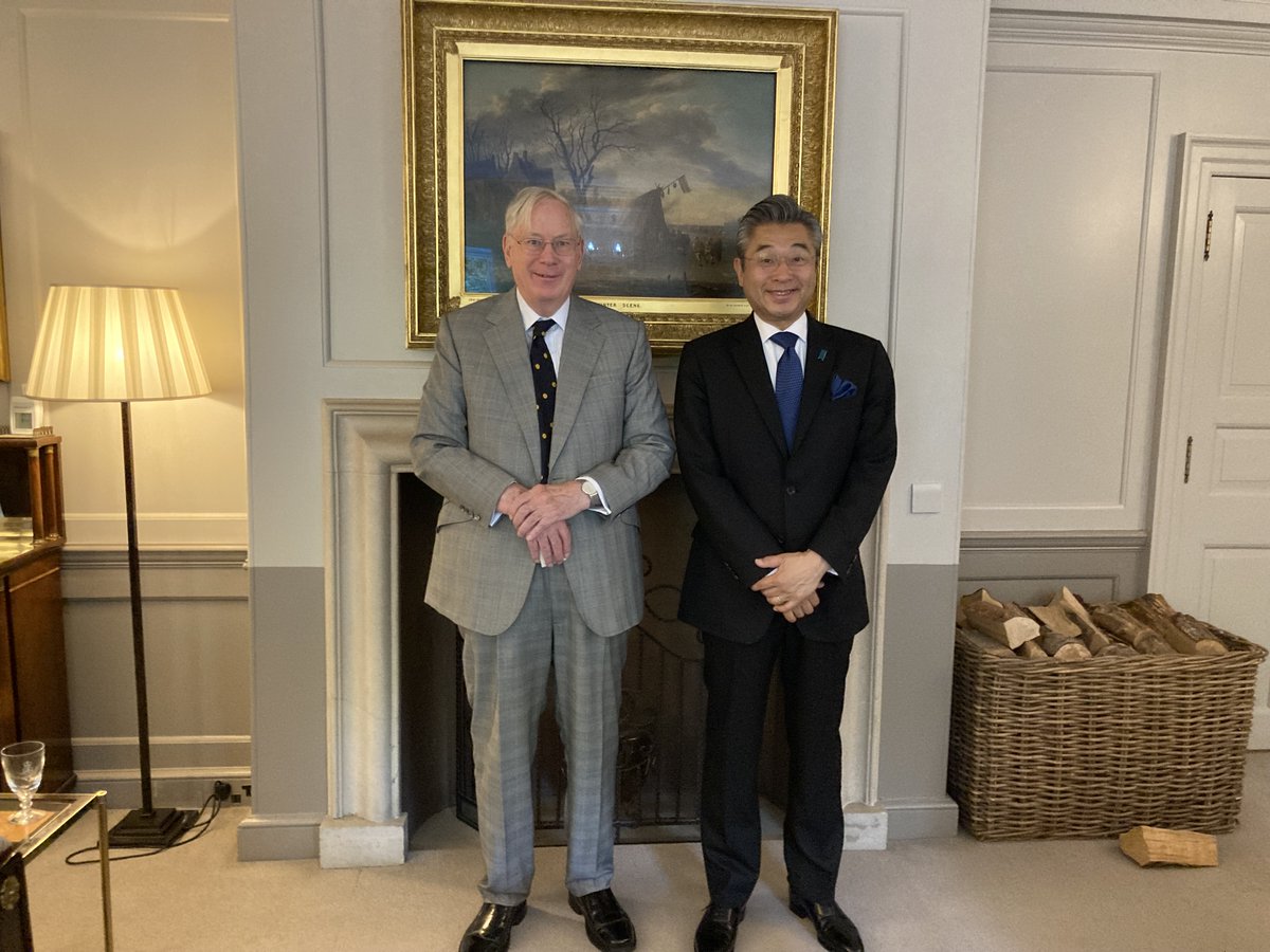 AmbJapanUK's tweet image. Great honour to call on HRH The Duke of Gloucester. As patron of @TheJapanSociety, His Royal Highness has supported the society for the last 30 years. Deeply grateful for this invaluable contribution to Japan-UK friendship 🇯🇵🇬🇧