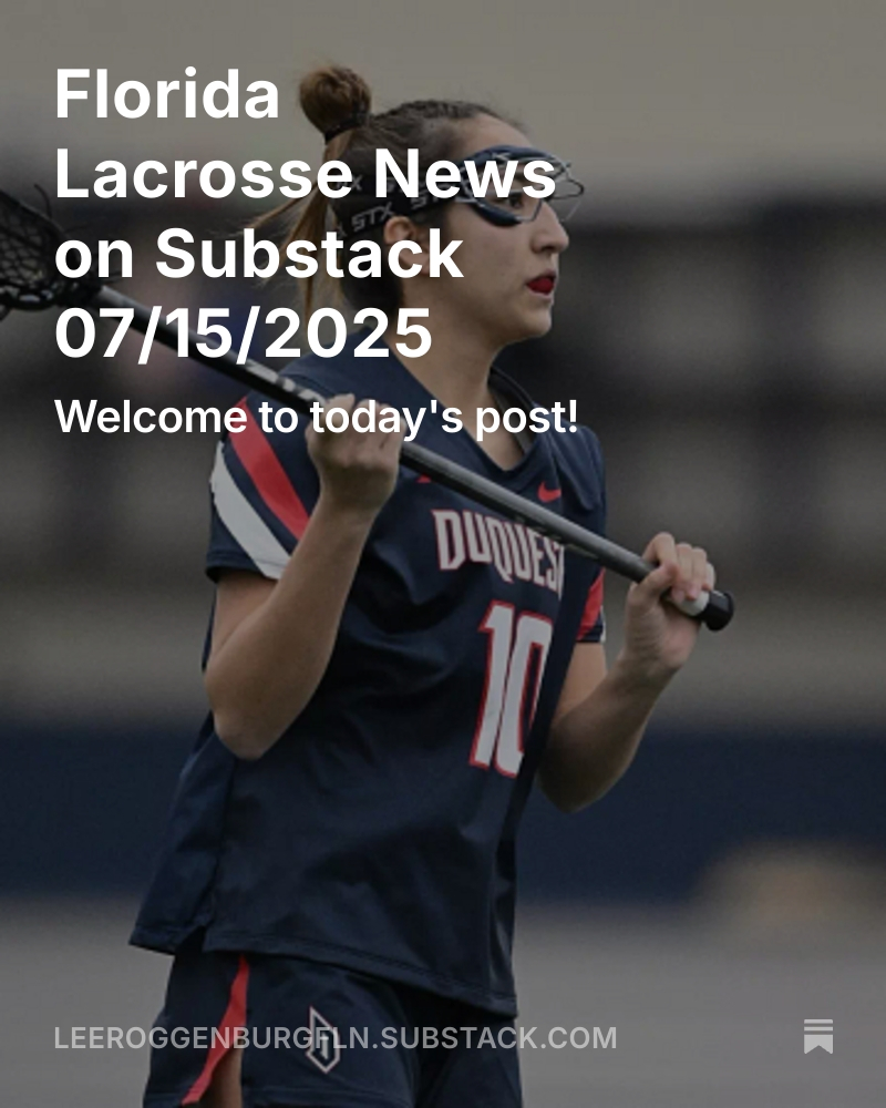 FloridaLacrosseNews (@floridalx) on Twitter photo Florida Lacrosse News on Substack 07/15/2025 open.substack.com/pub/leeroggenb…
<a href="/tampalaxreport/">Tampa Lax Report</a> <a href="/TampaLacrosse/">Tampa Lacrosse</a> <a href="/laxdefensecoach/">laxdefensecoach</a> <a href="/BookerCorrigan/">Booker Corrigan 🌎</a> <a href="/LacrosseDraws/">Andy Towers</a> <a href="/ILWomen/">ILWomen</a> <a href="/LynnUSportsMgmt/">Lynn University Sports Management</a> <a href="/JAX_MLAX/">Jacksonville Men's Lacrosse 🥍</a> <a href="/lax904/">Ray Carnicelli aka Lax904</a> <a href="/WorldLacrosse/">World Lacrosse</a> <a href="/PremierLacrosse/">Premier Lacrosse League</a> <a href="/faumenslax/">FAU Men's Lacrosse</a> <a href="/RollinsMLax/">Rollins MLacrosse</a> <a href="/TBLaxRefs/">Tampa Bay Lacrosse Officials Association</a> @lax_239 <a href="/fslca/">Florida State Lacrosse Coaches Association</a> Florida Lacrosse News on Substack 07/15/2025 open.substack.com/pub/leeroggenb…
<a href="/tampalaxreport/">Tampa Lax Report</a> <a href="/TampaLacrosse/">Tampa Lacrosse</a> <a href="/laxdefensecoach/">laxdefensecoach</a> <a href="/BookerCorrigan/">Booker Corrigan 🌎</a> <a href="/LacrosseDraws/">Andy Towers</a> <a href="/ILWomen/">ILWomen</a> <a href="/LynnUSportsMgmt/">Lynn University Sports Management</a> <a href="/JAX_MLAX/">Jacksonville Men's Lacrosse 🥍</a> <a href="/lax904/">Ray Carnicelli aka Lax904</a> <a href="/WorldLacrosse/">World Lacrosse</a> <a href="/PremierLacrosse/">Premier Lacrosse League</a> <a href="/faumenslax/">FAU Men's Lacrosse</a> <a href="/RollinsMLax/">Rollins MLacrosse</a> <a href="/TBLaxRefs/">Tampa Bay Lacrosse Officials Association</a> @lax_239 <a href="/fslca/">Florida State Lacrosse Coaches Association</a>