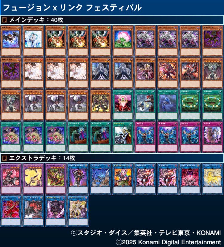 RUNNER_A1996's tweet photo. とりあえず、フュージョンxリンクフェスは終わった！
使用デッキはユベル
後攻でも割と勝てて楽しかった！

#マスターデュエル https://t.co/akn9QS2qTC