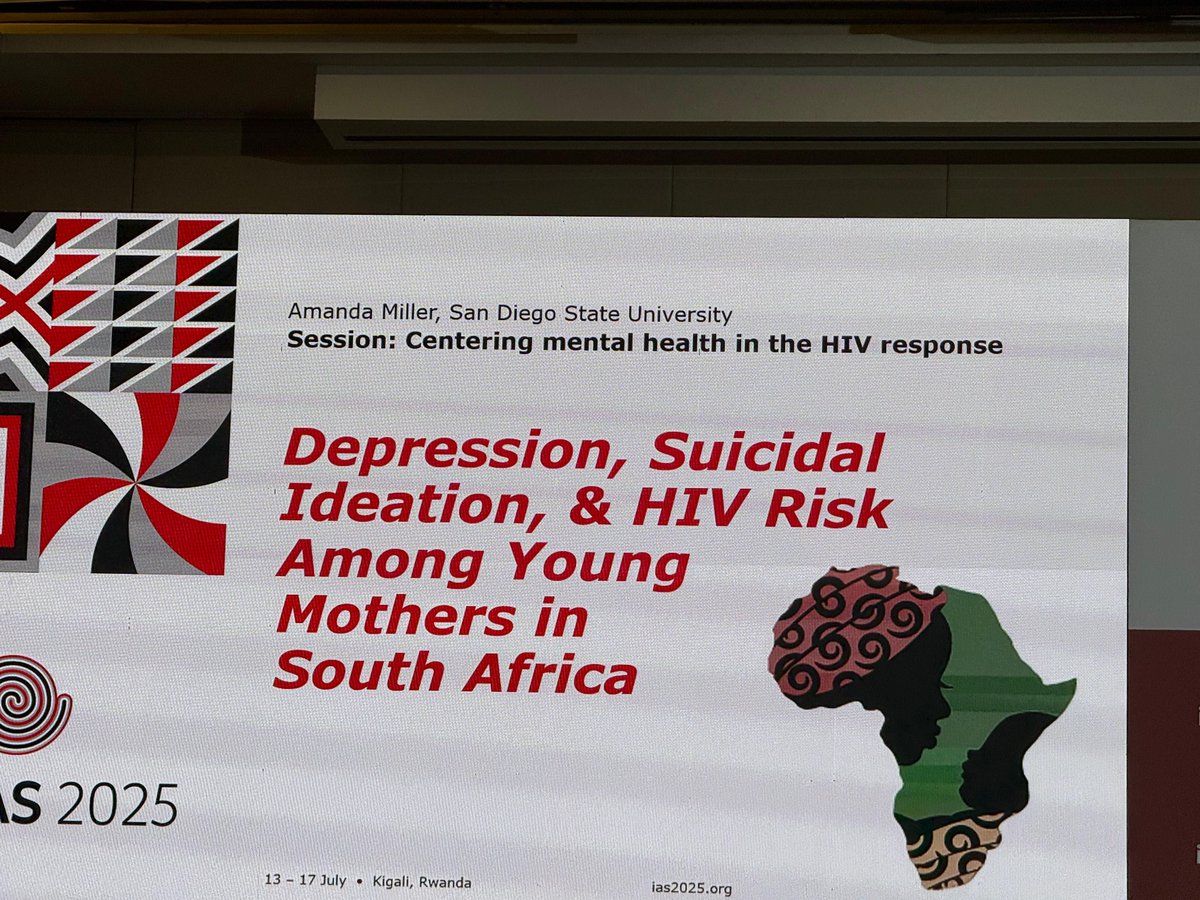 AfricaSexWork's tweet image. ASWA at IAS 2025, Kigali!
Our Regional Coordinator, Grace Kamau, attended the “Centering Mental Health in the HIV Response” abstract session at #IAS2025 in Kigali.
Mental health is an essential part of effective HIV responses—especially for sex workers and other key…